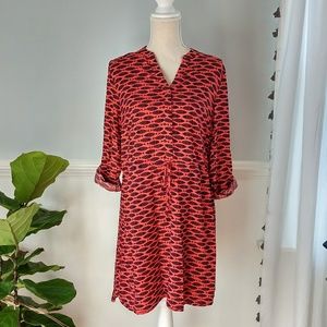 🌿Crown & Ivy Fish Shirt Dress